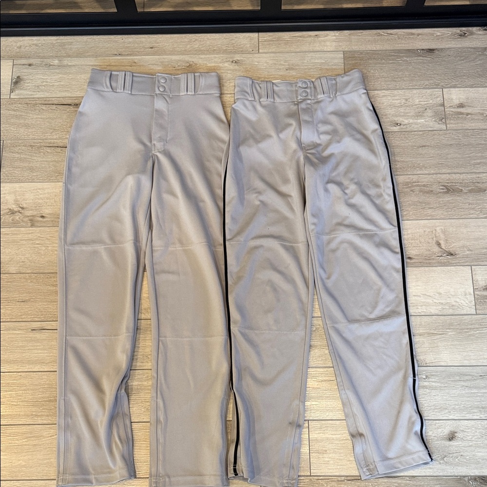Men's Gray Baseball Pants